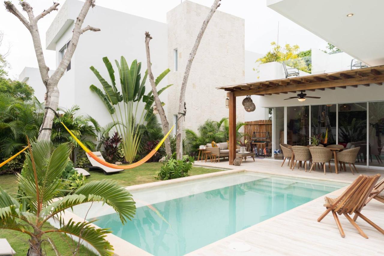 Chic & Mexican Villa, A True Oasis Pool, Security Tulum Exteriér fotografie