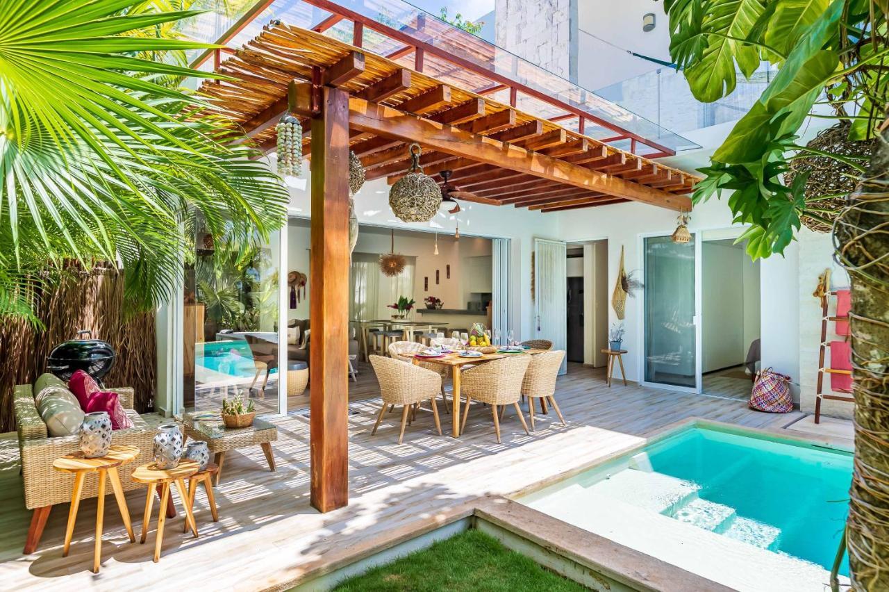 Chic & Mexican Villa, A True Oasis Pool, Security Tulum Exteriér fotografie