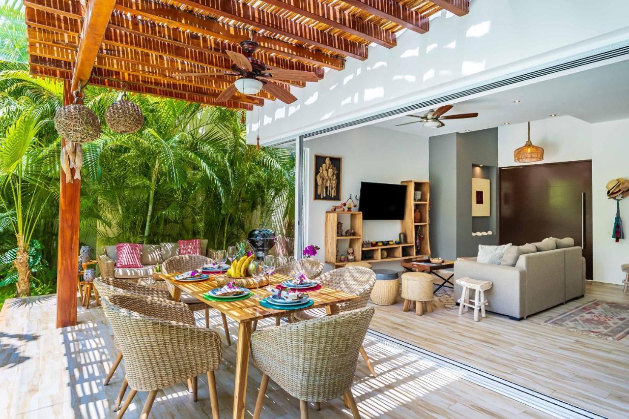 Chic & Mexican Villa, A True Oasis Pool, Security Tulum Exteriér fotografie