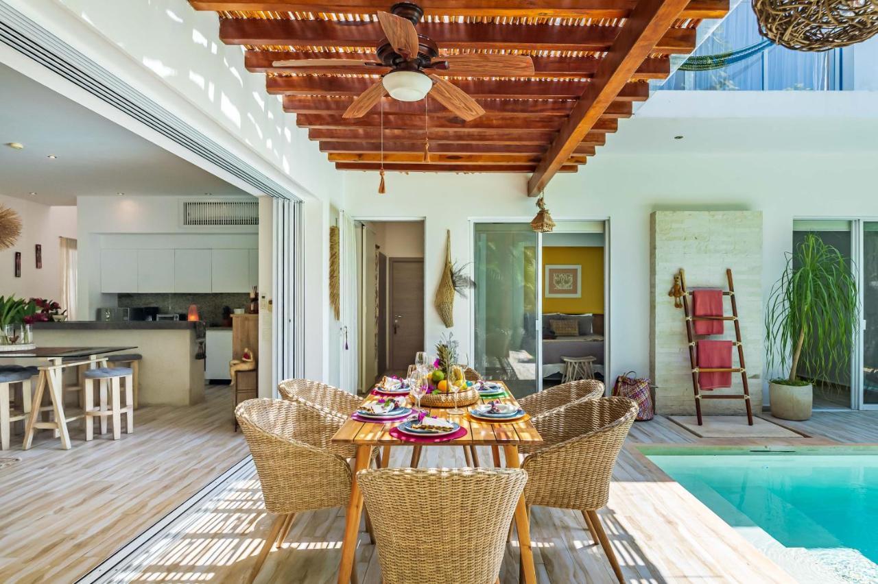 Chic & Mexican Villa, A True Oasis Pool, Security Tulum Exteriér fotografie